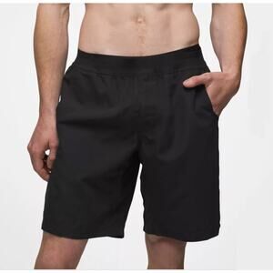 Prana Men’s Pull On Athletic Shorts Black Size XL
